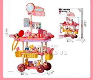 Girl Toys 3 4 5 6 Years, Toddler Girl Vanity Makeup Cart Toy,