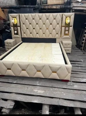 Extra Headboard Plus Led on Both Sides and Gold Stickers