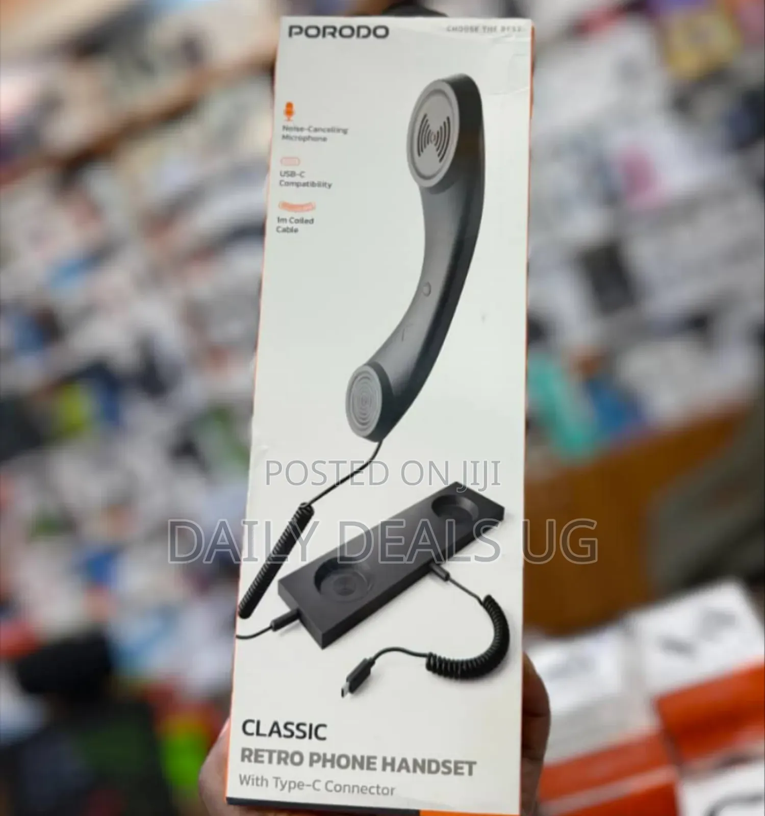 Porodo Classic Retro Phone Handset