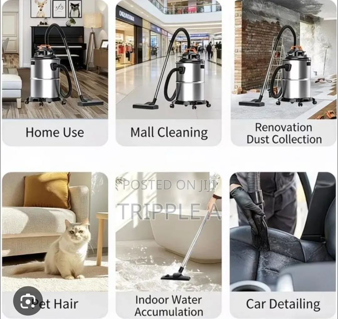 Silver Love Industrial Wet and Dry Vacuum Cleaner