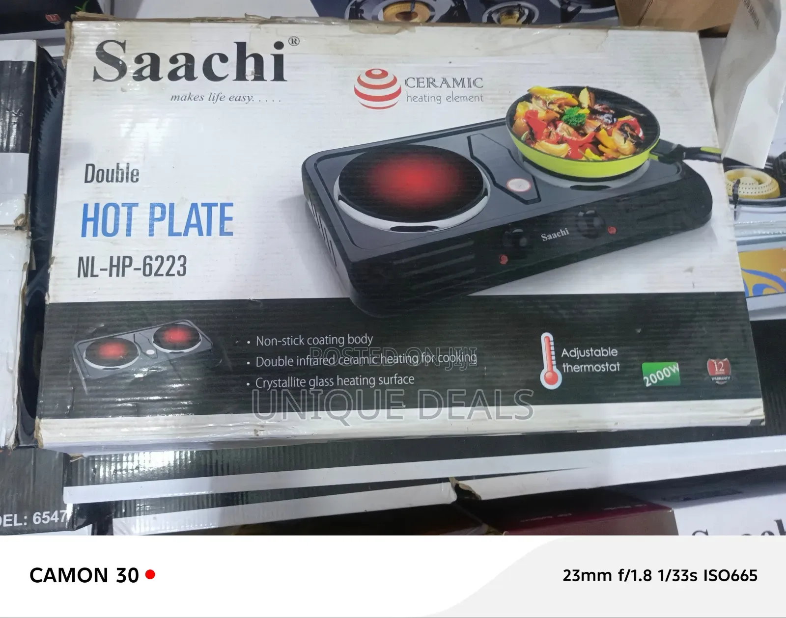 Saachi Nl-Hp-6223 Double Hot Plate