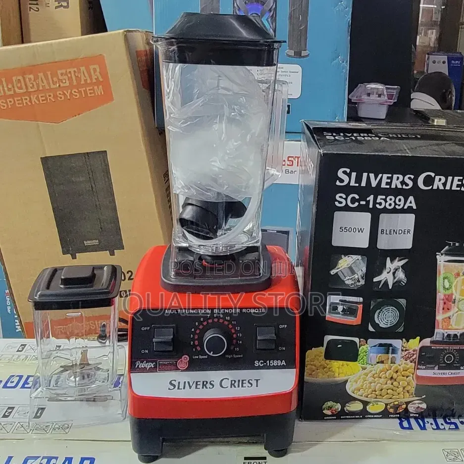 Slivers Crest Commercial Electric Blender 2 Liters