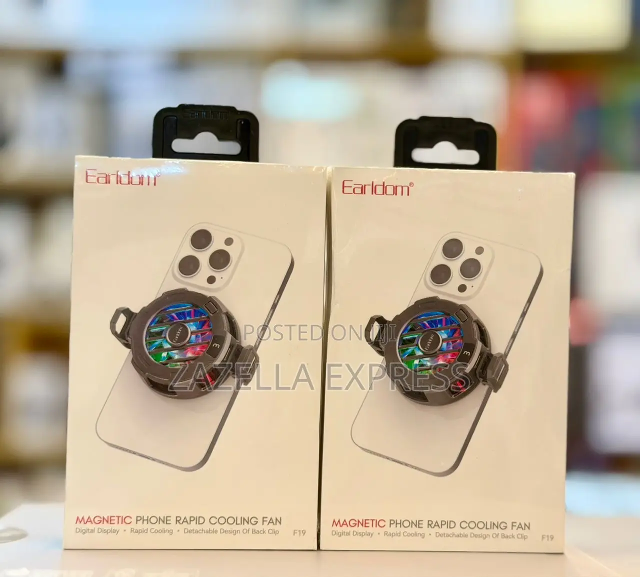 Earldom F19 Magnetic Phone Cooler Rapid Cooling Fan