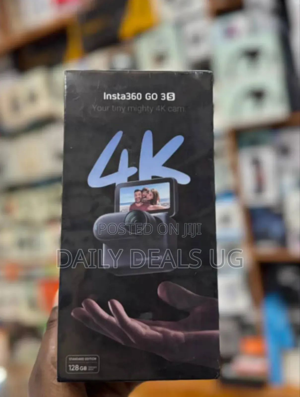 Insta360 Go 3s - 128 Gb Black Tiny Portable Vlogging Camera