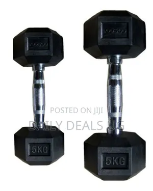 5kg Hex Exercise Dumbell
