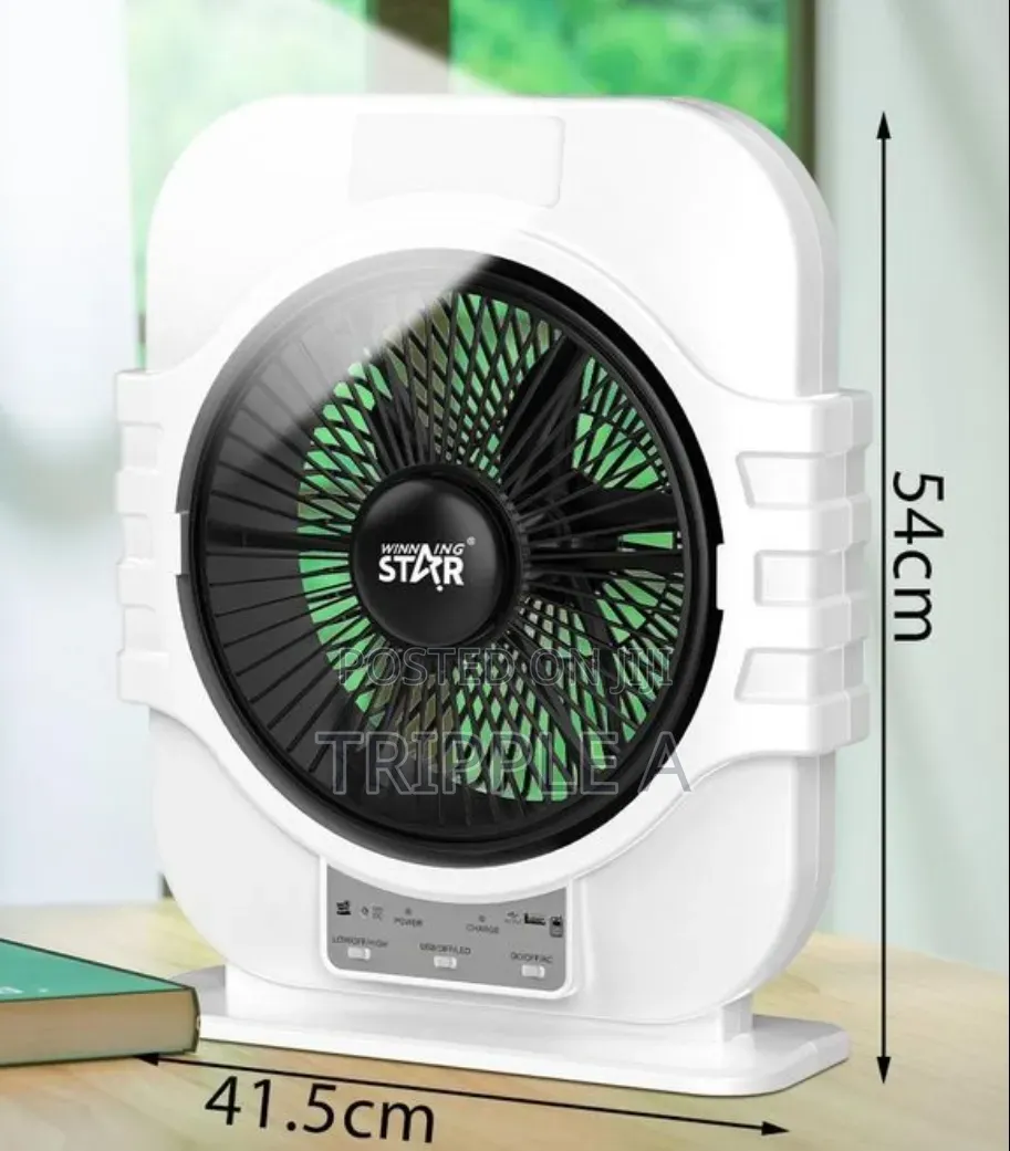 Winningstar St-4057 12 Inch Rechargeable Table Fan