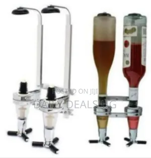 Wall-Mounted Flaig 2-Bottle Liquor Dispenser
