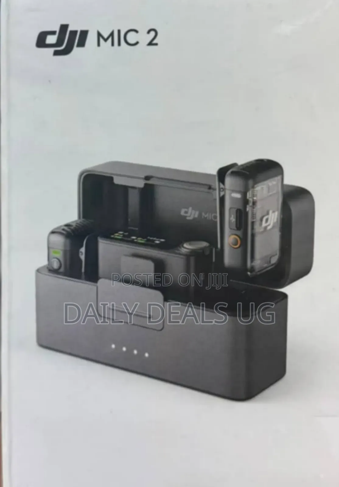 Dji Mic 2 Digital Wireless Dual Microphone Kit With Charging Case