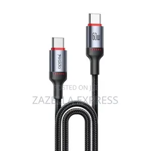 Yesido 60w Fast Charging Usb C Cable Type-C to Type-C 48-Strand Cable