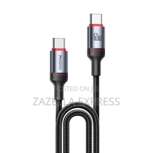 Yesido 60w Fast Charging Usb C Cable Type-C to Type-C 48-Strand Cable