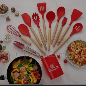 12-Piece Silcon Head Utensil Set