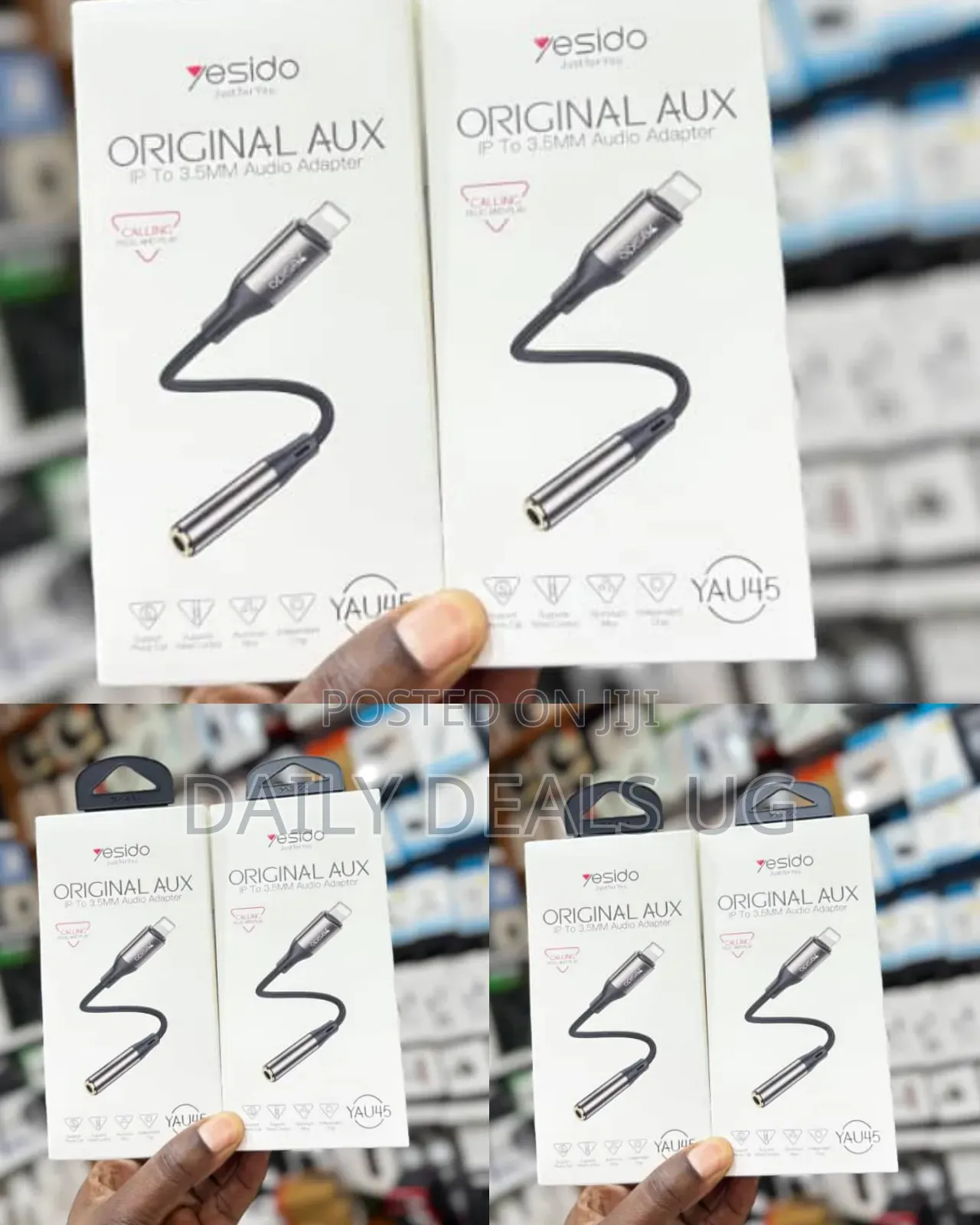Yesido Original Aux iPhone to 3.5mm Audio Adapter (Plug Play)