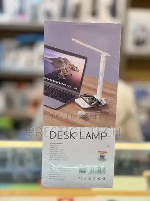 Yesido Desk Lamp, 5 Lighting Modes, LCD Function, Wireless Charging
