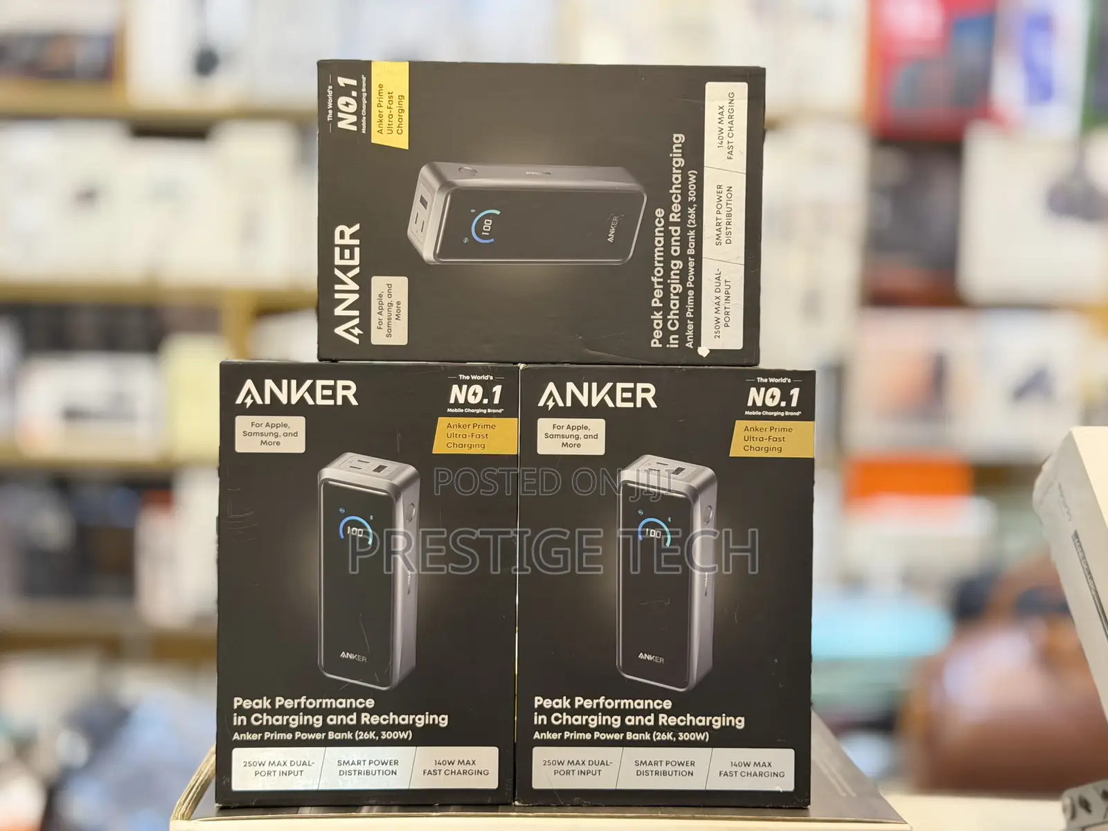 Anker 300w Prime Power Bank, 26250mah, 3 Port Portable