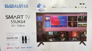 Globalstar 55uk64 Smart Tv a Frameless 55-Inch 