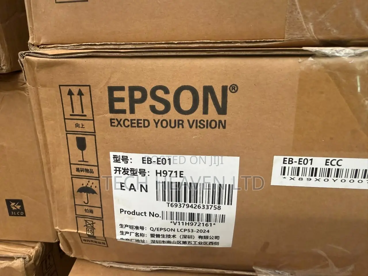 Epson Eb-E01 Xga 3lcd Projector - Brandnew