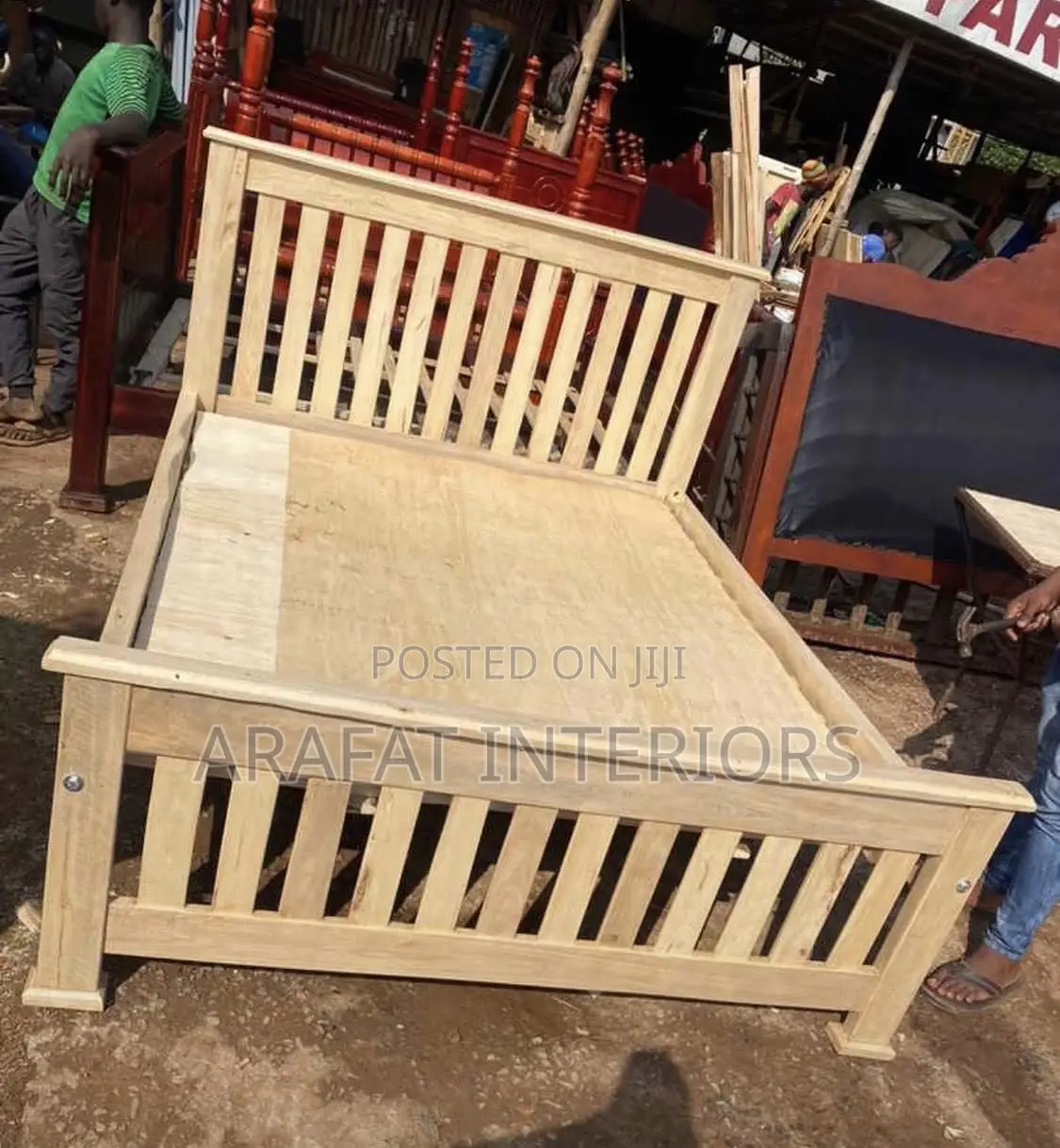 5by6 Handcrafted Wooden Bed Frame