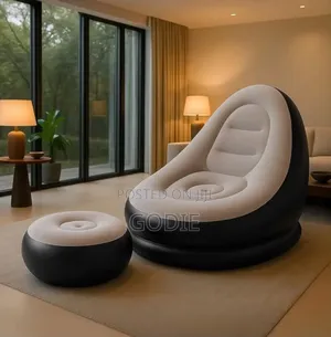 2-in-1 Inflatable Lounge Sofa Set