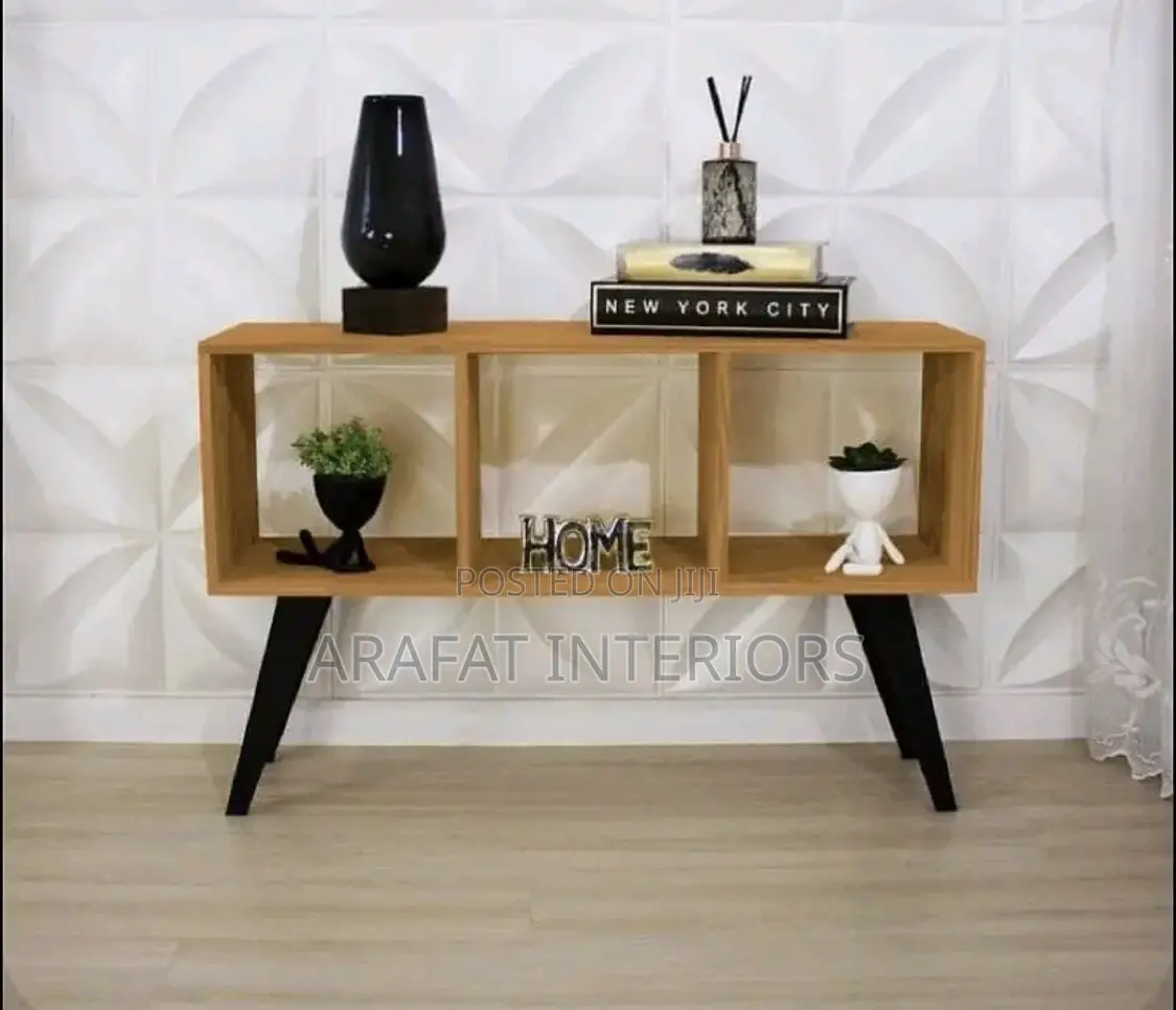 Clean, Modern, and So Versatile! This Natural Wood Console Table