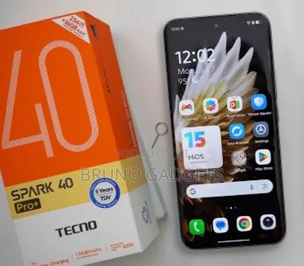 New Tecno Spark 40 Pro+ 256 GB Silver