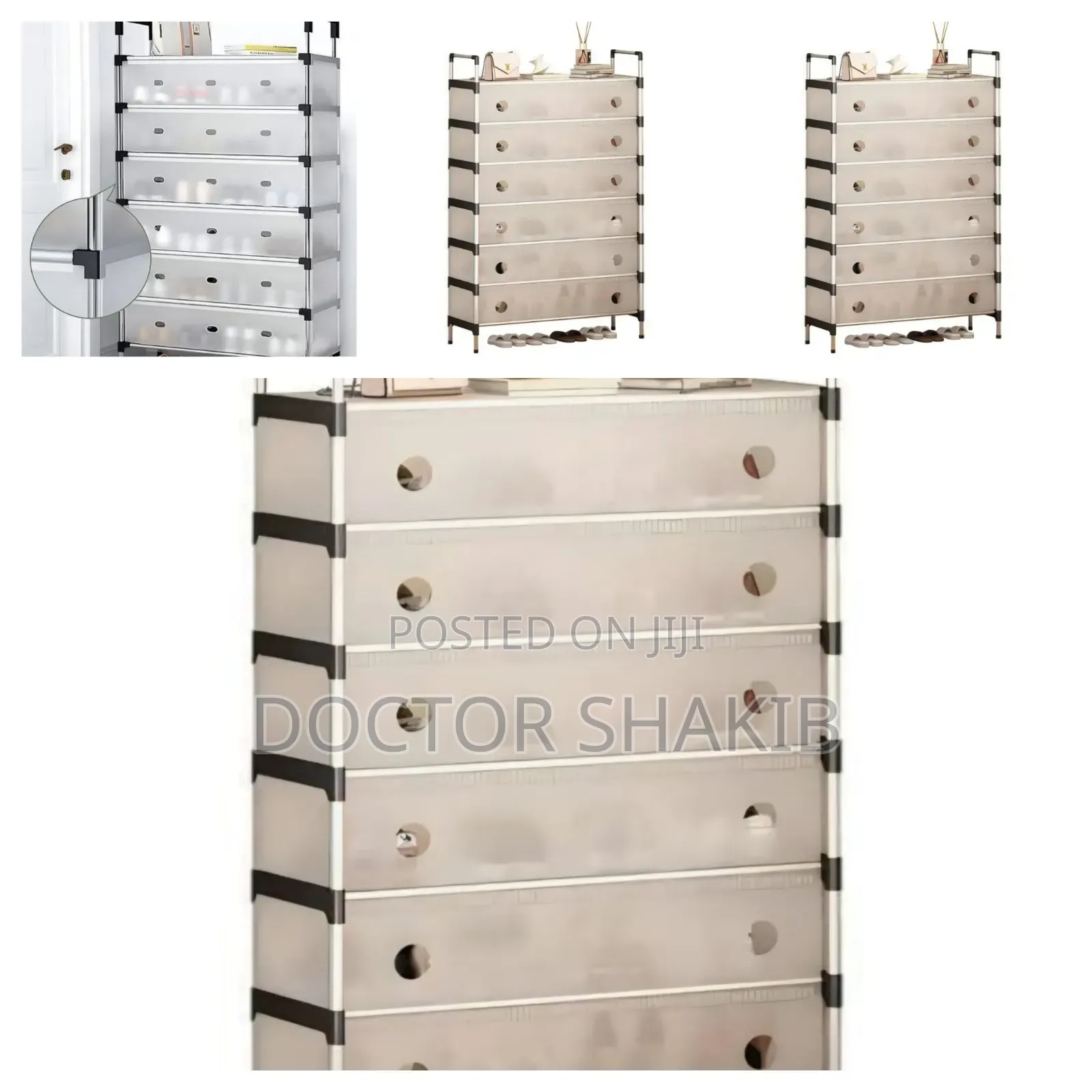 7-layer Dustproof Shoe Rack Organizer