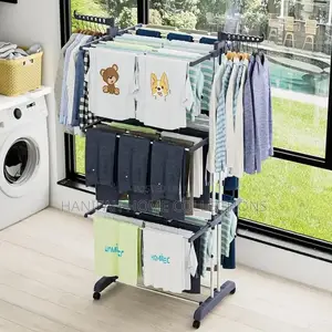 Multi-Tier Foldable Clothes Drying Rack