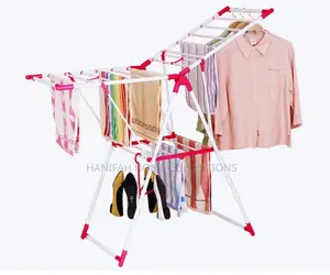 Foldable Winged Clothes Drying Rack
