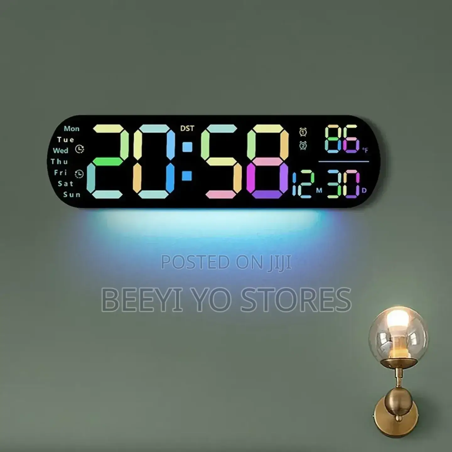 Multi-Functional Led Digital Wall Clock