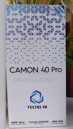New Tecno Camon 40 Pro 5G 256 GB Gray
