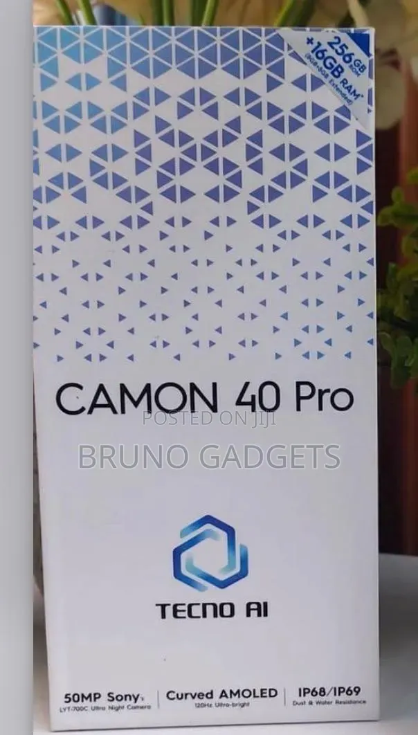New Tecno Camon 40 Pro 5G 256 GB Gray