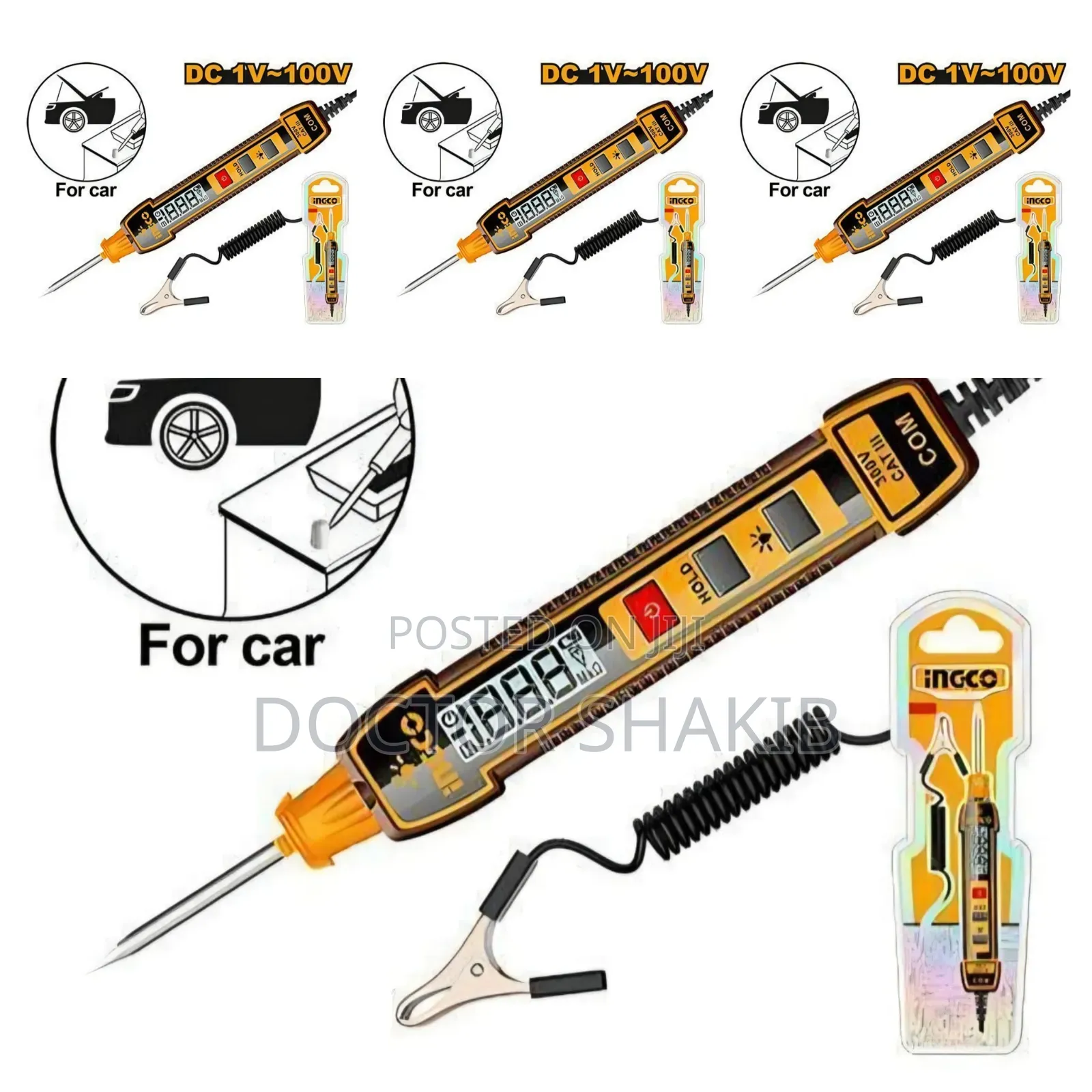 Ingco Digital Automotive Circuit Tester Regulator
