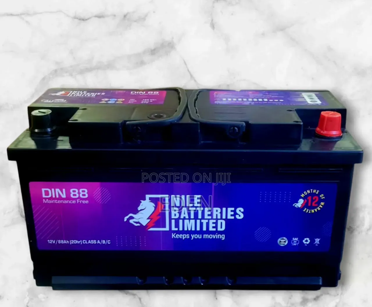 Din88 Nile Battery With 18 Months Warranty