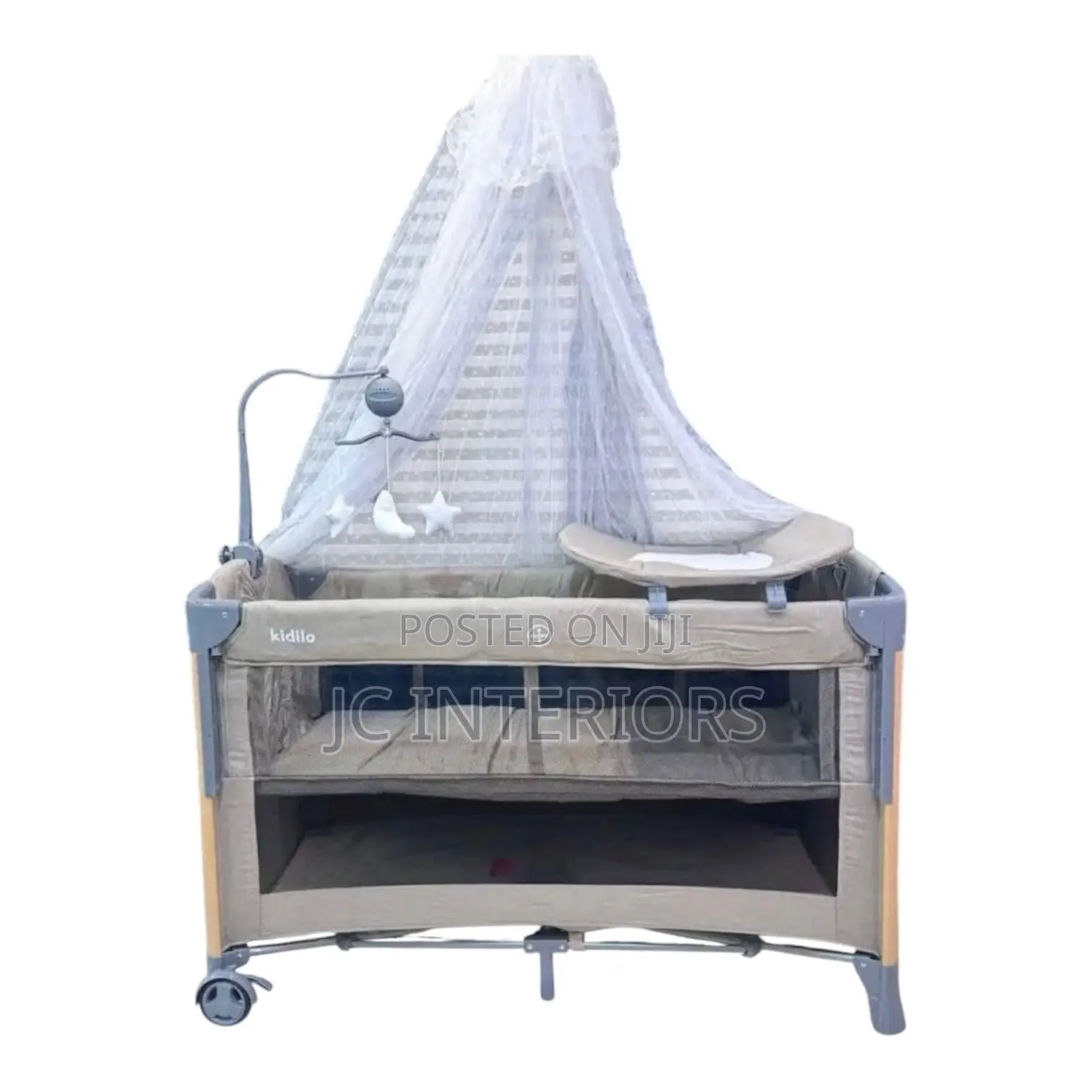 Baby Bed Side Crib With Storage Basket