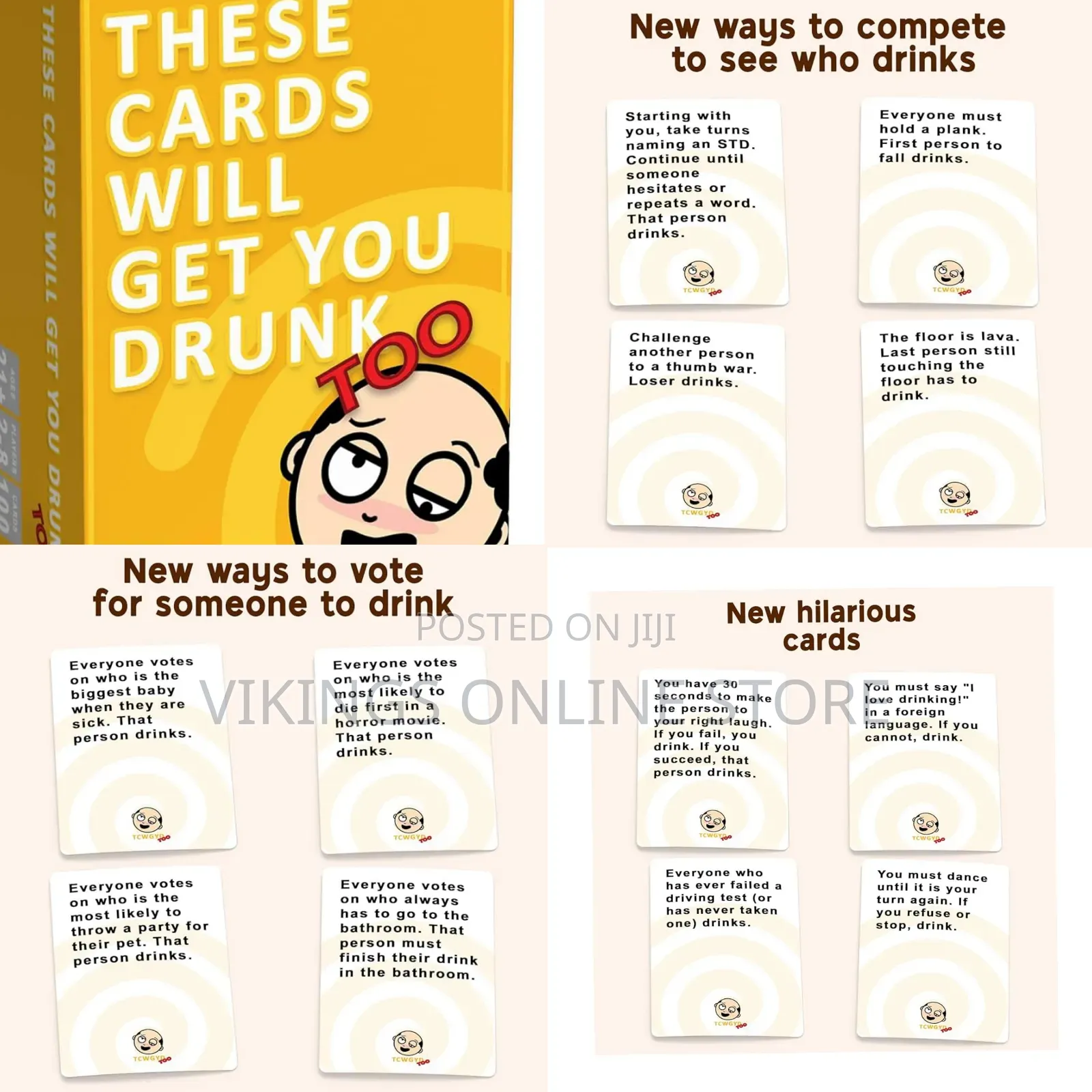 These Cards Will Get You Drunk Too [Expansion], Fun Adult Drinking