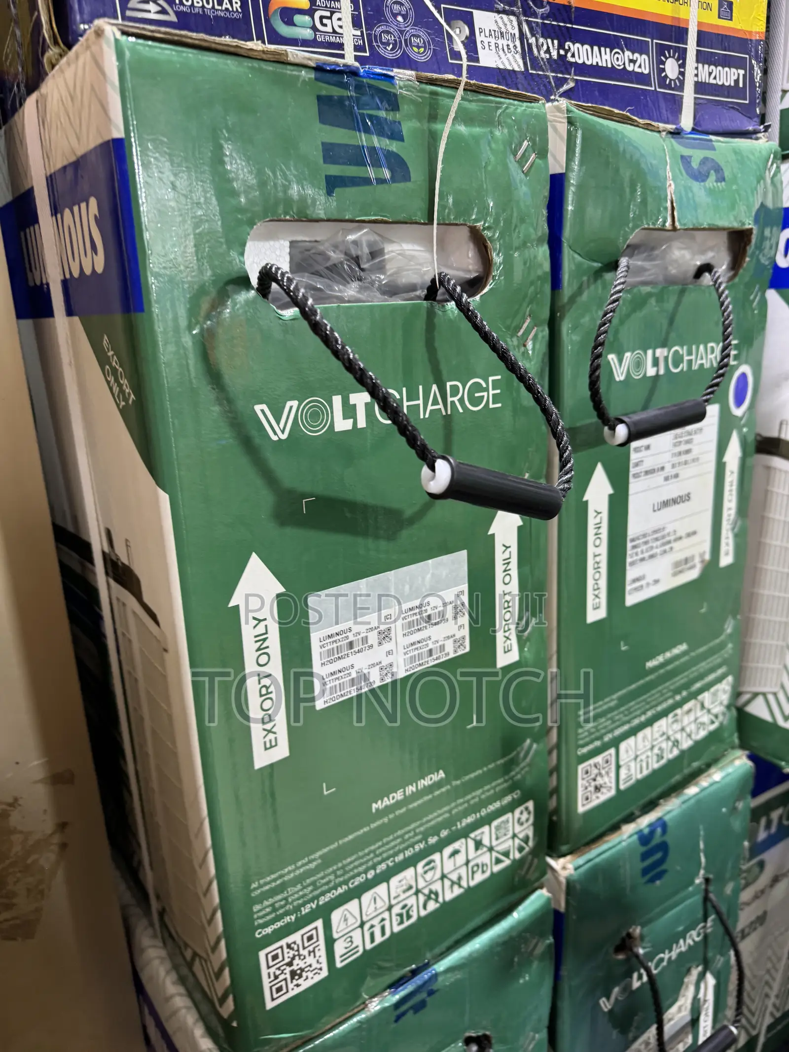 220ah/12v Tall Tubular Battery