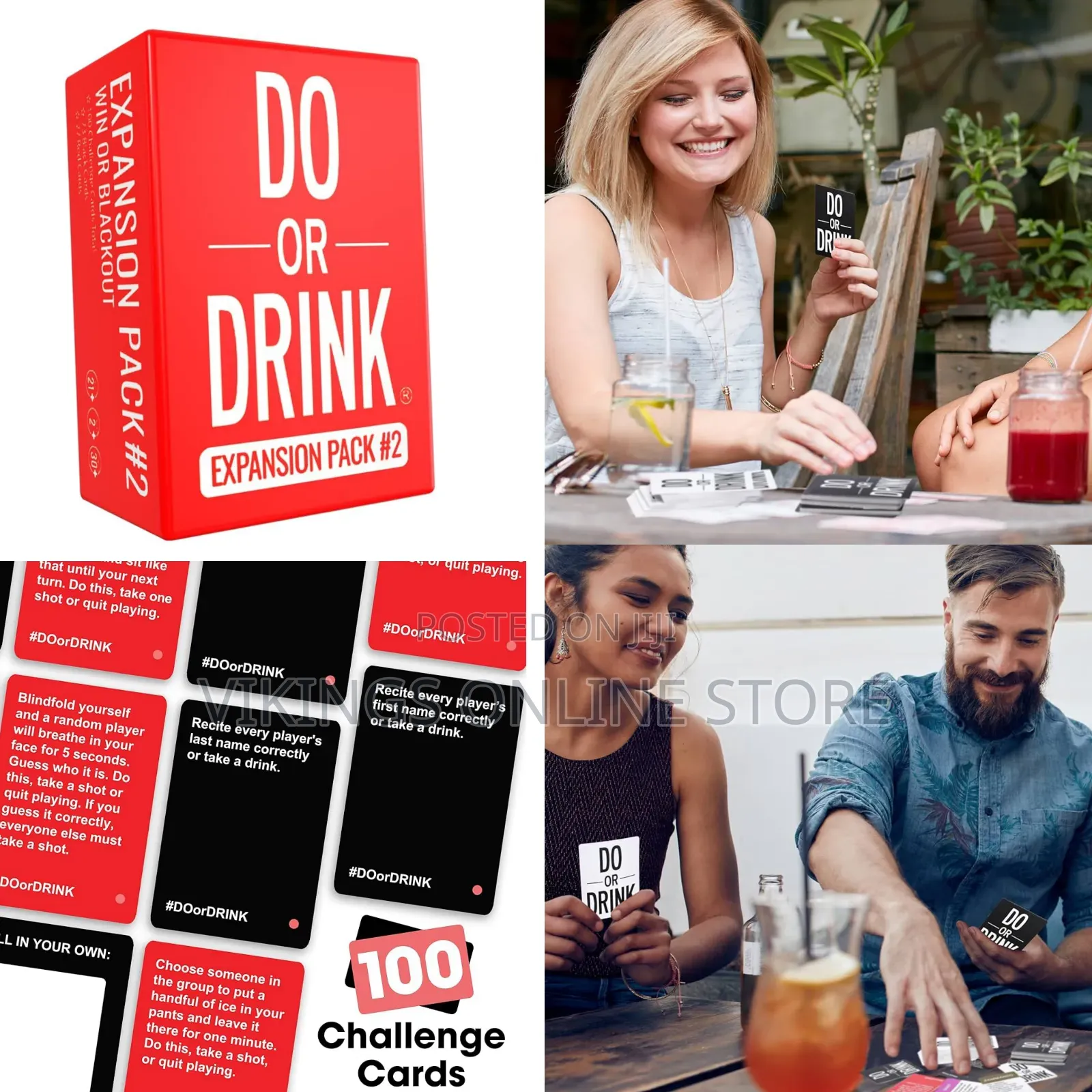 Do or Drink - Card Game - Expansion Pack #2 - Party Game - Dares
