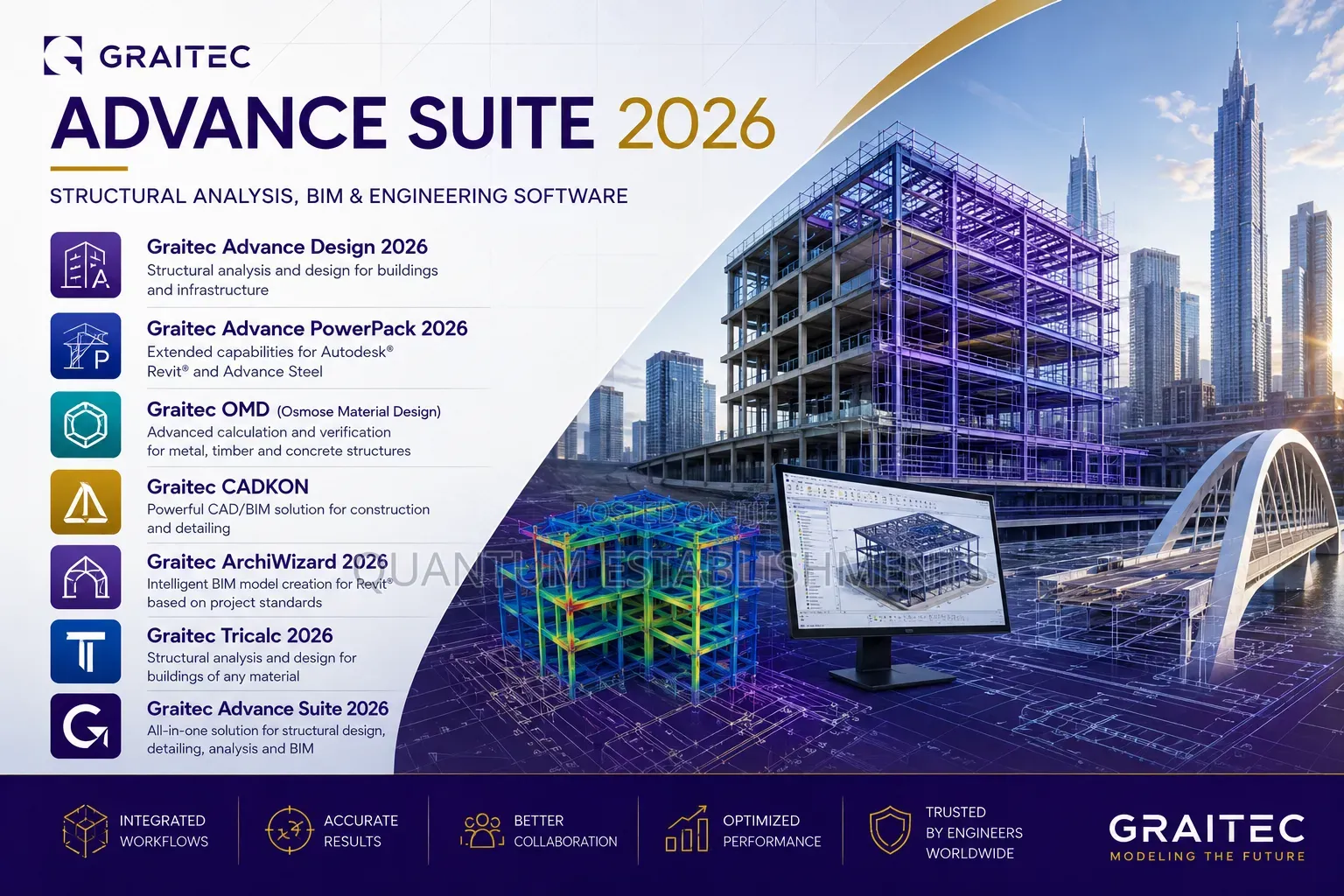 Graitec Software Suite 2027 | Structural Analysis, Bim and Engineering