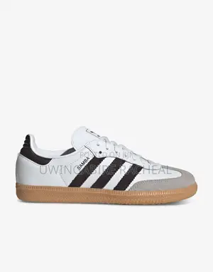 Sambas Adidas Very Authentic With Leather Up and Rubber Sole Down