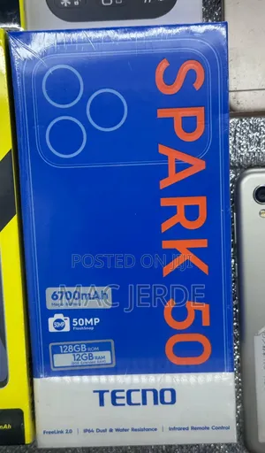New Tecno Spark 50 128 GB Black