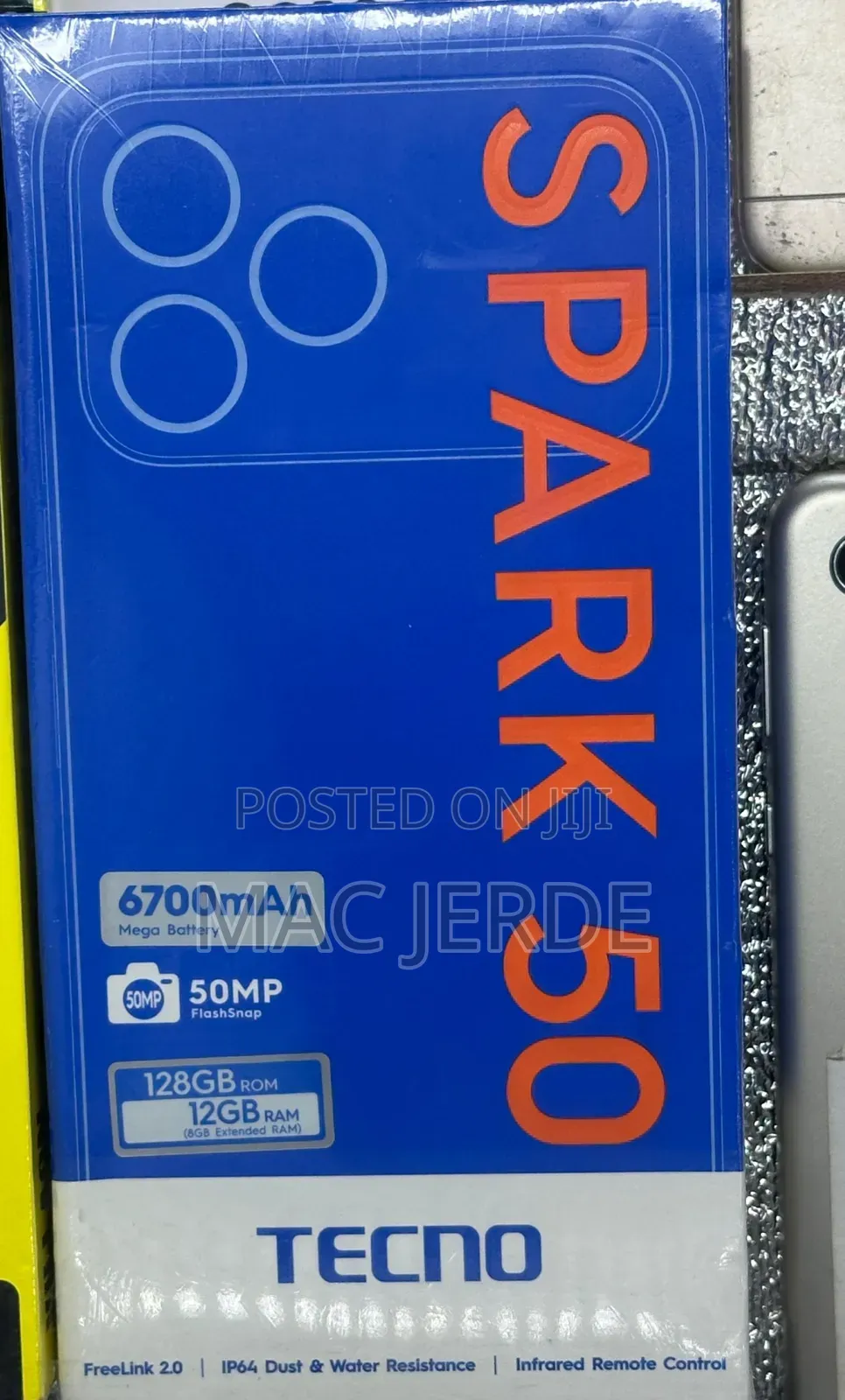 New Tecno Spark 50 128 GB Silver