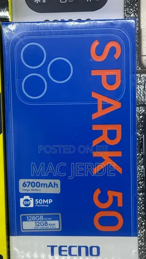 New Tecno Spark 50 128 GB Silver