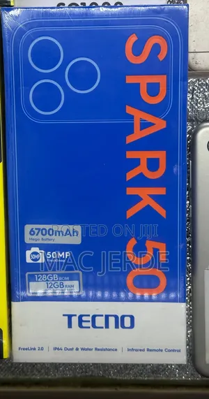 New Tecno Spark 50 128 GB Blue