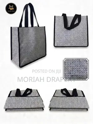 PVC Checkered Reusable Wooven Shopping Bags