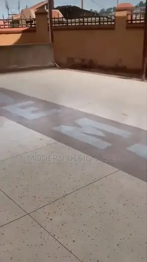 Terrazo Floor Cream White