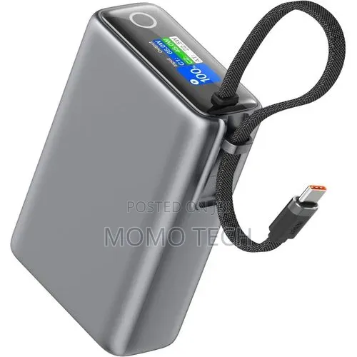 Green Lion Tron X 25000mah 100w Power Bank With Built in Usb C Cable
