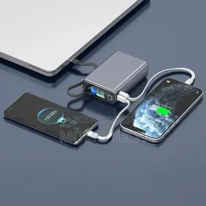 Green Lion Tron X 25000mah 100w Power Bank With Built in Usb C Cable
