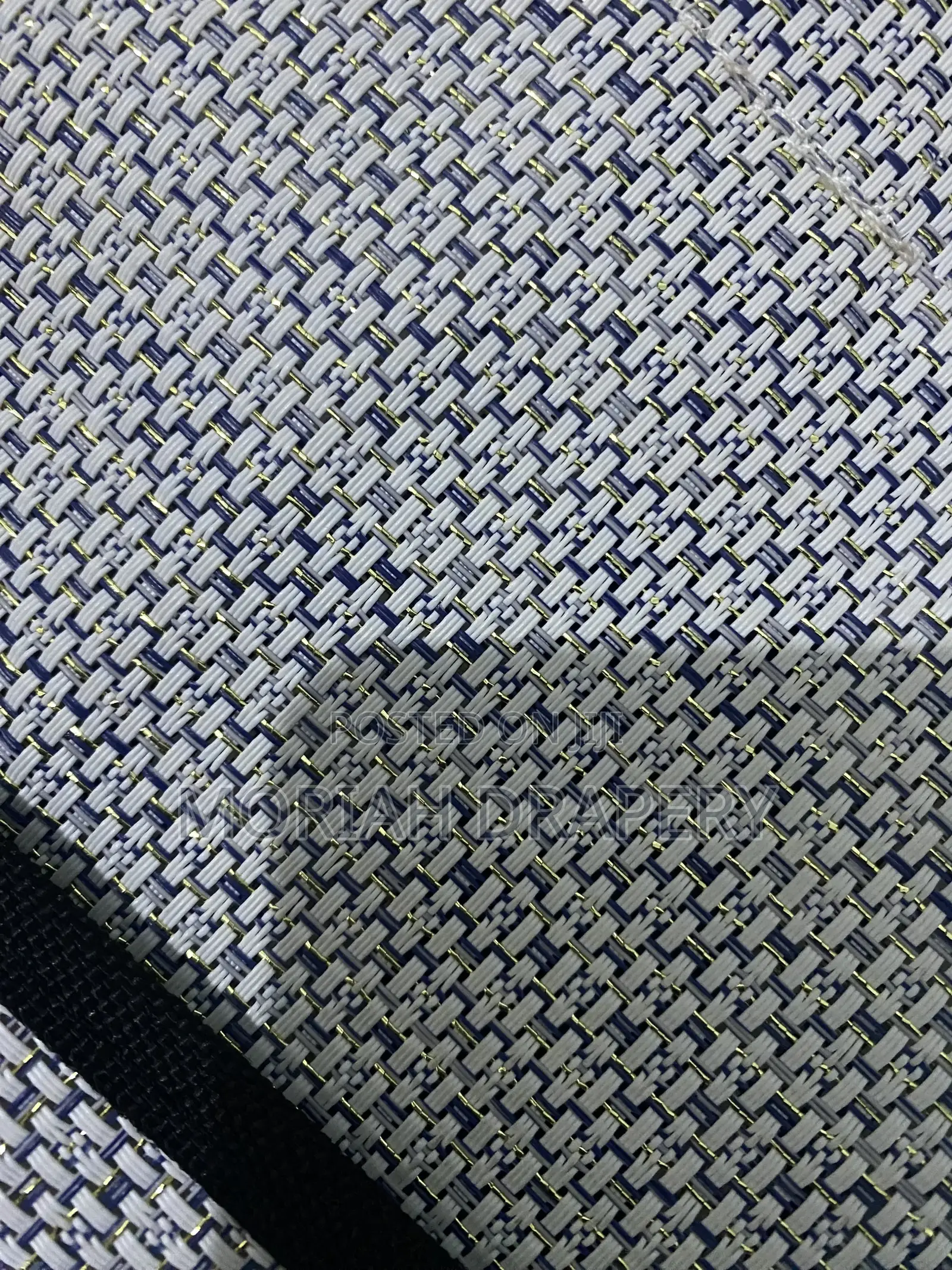 PVC Checkered Reusable Wooven Shopping Bags