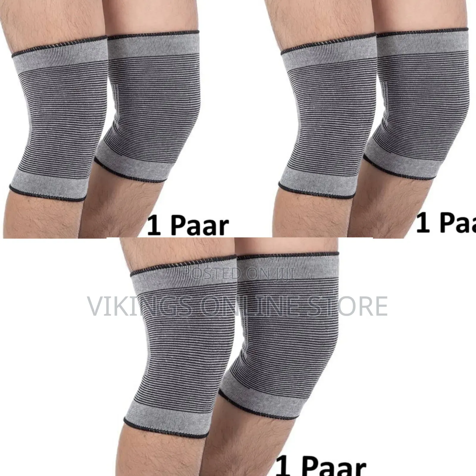 Knitted Knee Pads Polyester Fiber Sports Protectors
