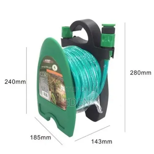 Anniversary Deal 10 Meter Hose Pipe Reel Garden Set - Multicolor