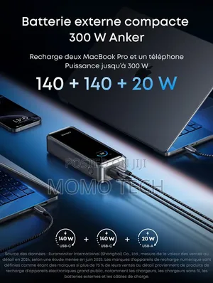 Anker 300w Prime Power Bank, 26250mah, 3 Port Portable